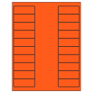 2.625" x 1"  Sheet Label