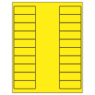 2.625" x 1"  Sheet Label