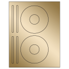 4.625" x 4.625"  Sheet Label