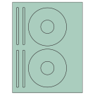 4.625" x 4.625"  Sheet Label