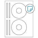 4.625" x 4.625"  Sheet Label