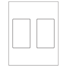 3" x 5"  Sheet Label