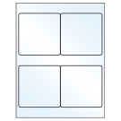 4" x 4"  Sheet Label