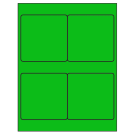 4" x 4"  Sheet Label