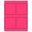 4" x 4"  Sheet Label