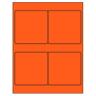4" x 4"  Sheet Label