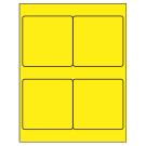 4" x 4"  Sheet Label