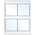 4" x 4"  Sheet Label