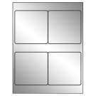4" x 4"  Sheet Label