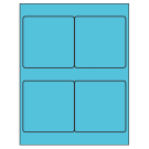 4" x 4"  Sheet Label