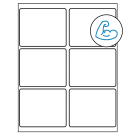 4" x 3.25"  Sheet Label