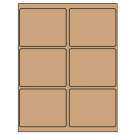 4" x 3.25"  Sheet Label