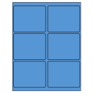 4" x 3.25"  Sheet Label