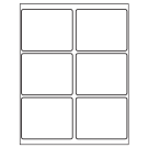 4" x 3.25"  Sheet Label