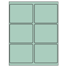 4" x 3.25"  Sheet Label