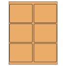 4" x 3.25"  Sheet Label