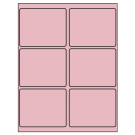 4" x 3.25"  Sheet Label