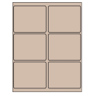 4" x 3.25"  Sheet Label