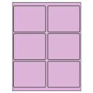 4" x 3.25"  Sheet Label