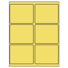 4" x 3.25"  Sheet Label