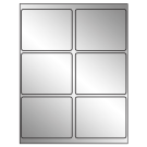 4" x 3.25"  Sheet Label