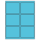 4" x 3.25"  Sheet Label