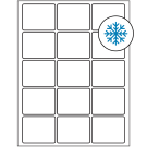 2.5" x 2"  Sheet Label
