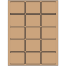 2.5" x 2"  Sheet Label