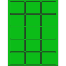 2.5" x 2"  Sheet Label