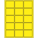 2.5" x 2"  Sheet Label