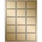 2.5" x 2"  Sheet Label