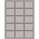 2.5" x 2"  Sheet Label