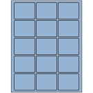 2.5" x 2"  Sheet Label