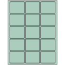 2.5" x 2"  Sheet Label