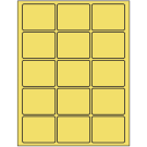 2.5" x 2"  Sheet Label