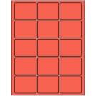 2.5" x 2"  Sheet Label