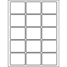 2.5" x 2"  Sheet Label