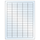 1.5" x 0.5"  Sheet Label