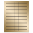 1.5" x 0.5"  Sheet Label