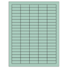 1.5" x 0.5"  Sheet Label