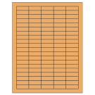1.5" x 0.5"  Sheet Label