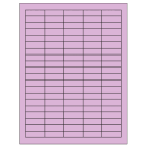 1.5" x 0.5"  Sheet Label