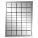 1.5" x 0.5"  Sheet Label