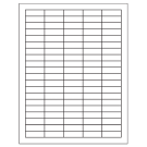 1.5" x 0.5"  Sheet Label