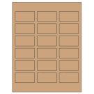 2.375" x 1.25"  Sheet Label