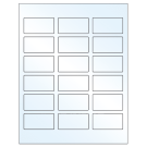 2.375" x 1.25"  Sheet Label