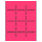 2.375" x 1.25"  Sheet Label