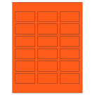 2.375" x 1.25"  Sheet Label