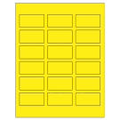 2.375" x 1.25"  Sheet Label