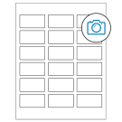 2.375" x 1.25"  Sheet Label